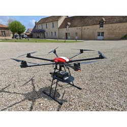 Drone nettoyage toiture et façade