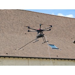 Drone démoussage toiture...
