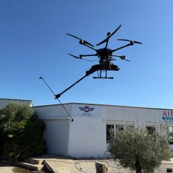 Drone démoussage toiture...