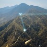 Drone DJI relié à la O4 Ground Station en transmission longue portée sur terrain
