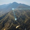 Drone DJI relié à la O4 Ground Station en transmission longue portée sur terrain