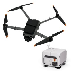 Kit FLYSAFE monté sur un DJI Matrice 3D avec la station DJI Dock 2