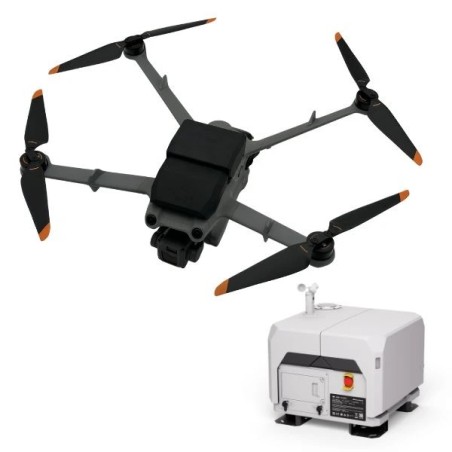 Kit FLYSAFE monté sur un DJI Matrice 3D avec la station DJI Dock 2