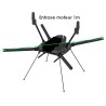 Innovadrone Surveyor vue de profil, entraxe moteur 1 m