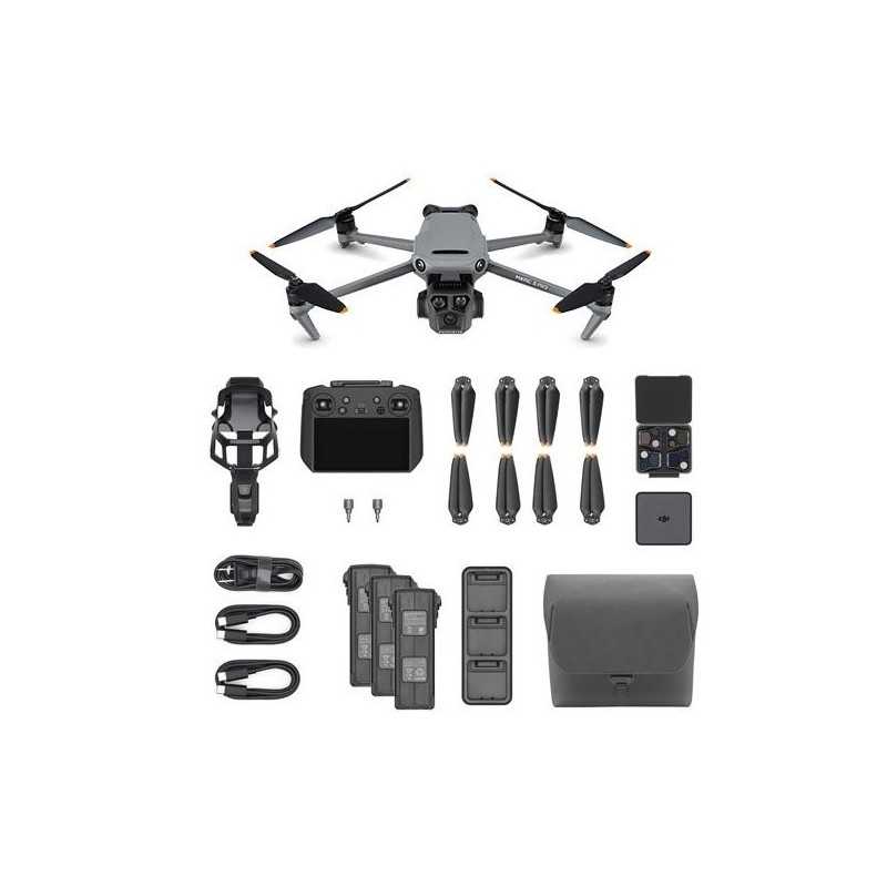 drone professionnel Pack DJI Mavic 3 Pro Homologué S1, S2, S3 avec DJI RC - Fly More Combo