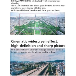 Objectif grand angle pour DJI Mavic 3 Pro et Pro Cine