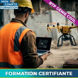 Pilotage de Drone pour le BTP et le Génie Civil