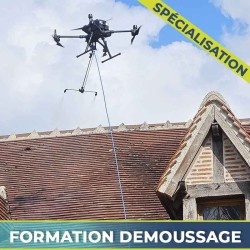 drone formation Démoussage & pulvérisation