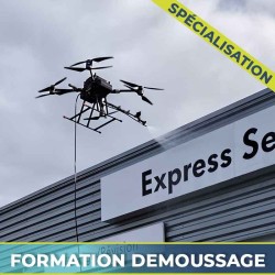 drone formation Démoussage & pulvérisation