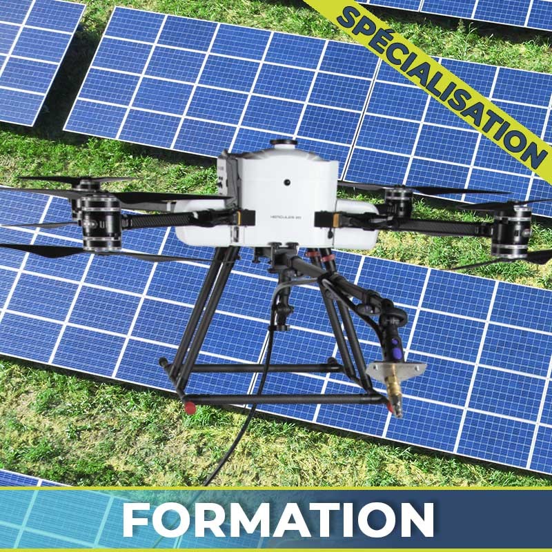Formation drone pulverisation demoussage TELEPILOTE SAS