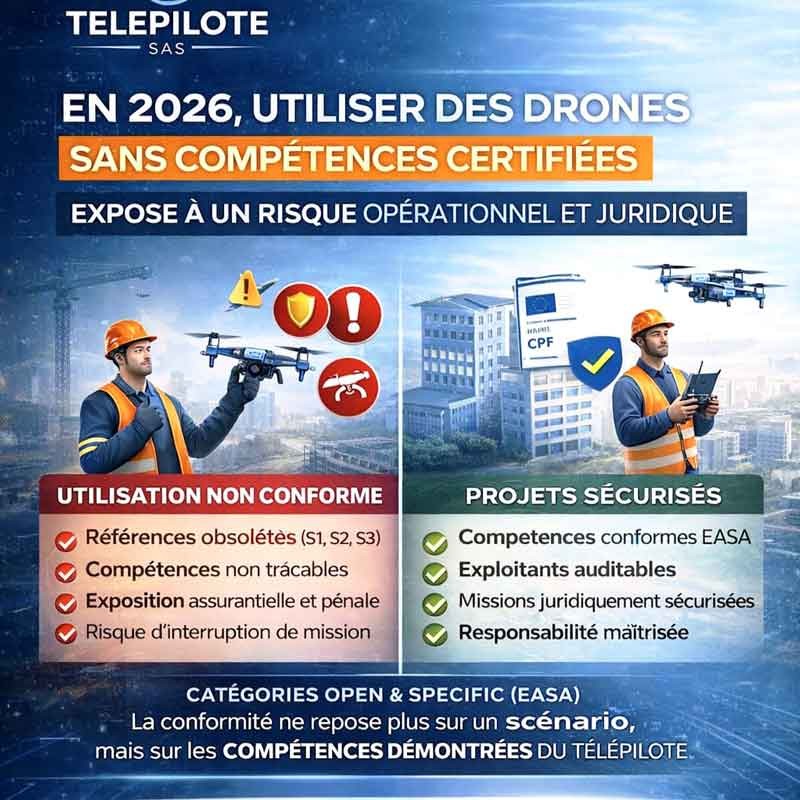 L'ouverture du "Vol en Ville" pour les Pros TELEPILOTE SAS