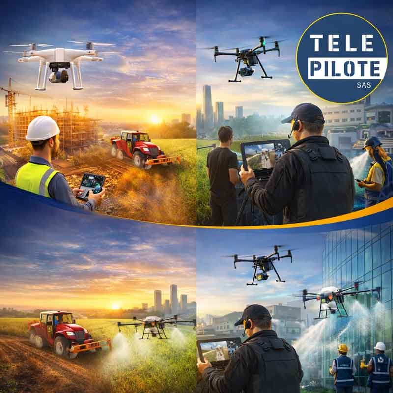 Drone professionnel : achat, location, formation certifiante TELEPILOTE SAS